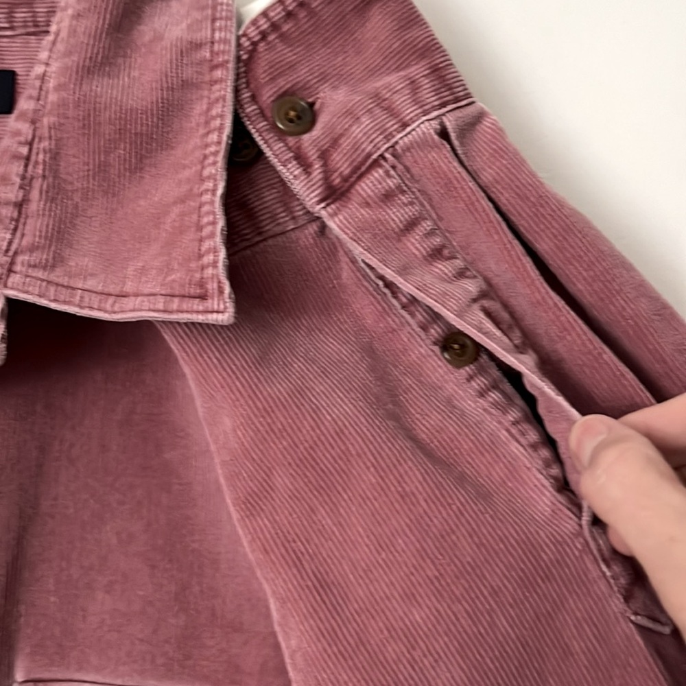 Lands’End Pocketed Corduroy Shirt Shacket XL - Picture 6 of 15
